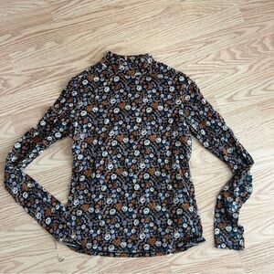 Scotch and Soda Floral Mockneck